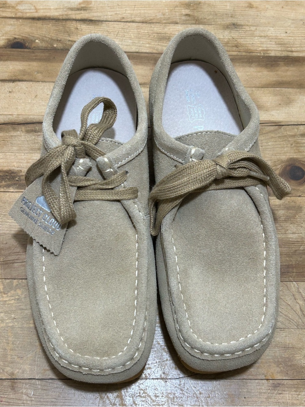 Project Cloud Wallabees Tan Suede Size 7 NWOB